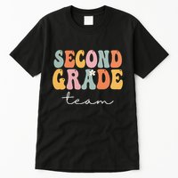 Second Grade Team Retro Groovy Vintage First Day Of School Tall T-Shirt
