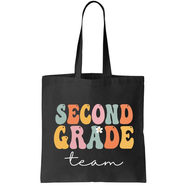 Second Grade Team Retro Groovy Vintage First Day Of School Bag