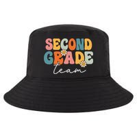 Second Grade Team Retro Groovy Back To School 2nd Grade Cool Comfort Performance Bucket Hat