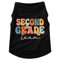 Second Grade Team Retro Groovy Back To School 2nd Grade Doggie Tank