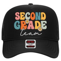 Second Grade Team Retro Groovy Back To School 2nd Grade Hat