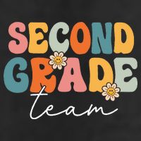 Second Grade Team Retro Groovy Back To School 2nd Grade Microfiber Hand Towel