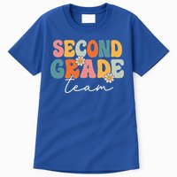 Second Grade Team Retro Groovy Back To School 2nd Grade Tall T-Shirt