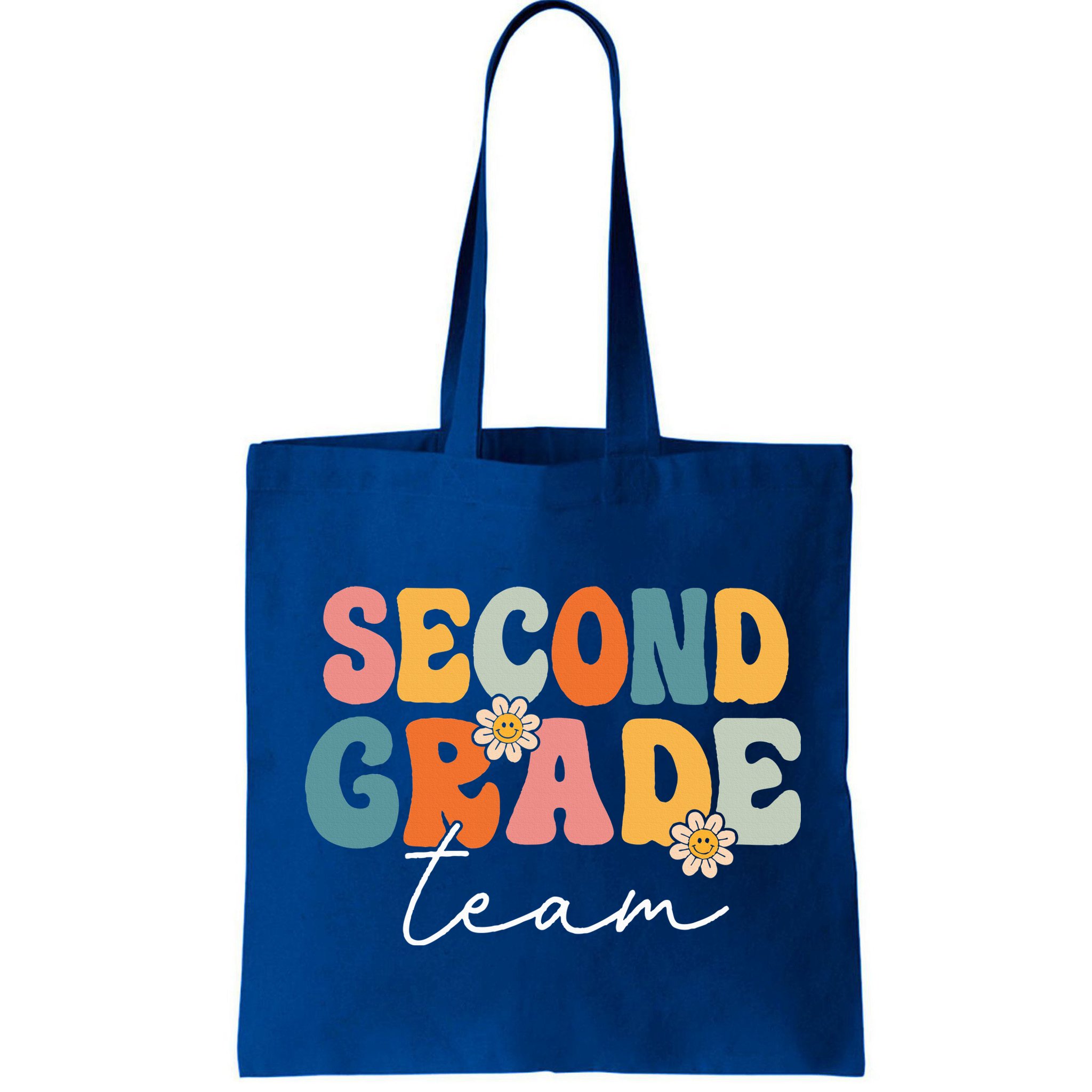 Second Grade Team Retro Groovy Back To School 2nd Grade Bag