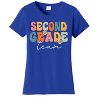 Second Grade Team Retro Groovy Back To School 2nd Grade Women's T-Shirt