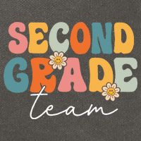 Second Grade Team Retro Groovy Back To School 2nd Grade Cotton Canvas Backpack