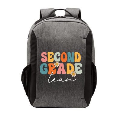 Second Grade Team Retro Groovy Back To School 2nd Grade Vector Backpack