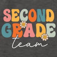 Second Grade Team Retro Groovy Back To School 2nd Grade Vector Backpack