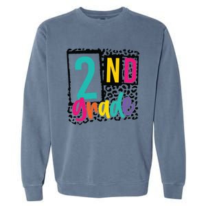 Second Grade Teacher Team 2Nd Grade Squad Gift Garment-Dyed Sweatshirt