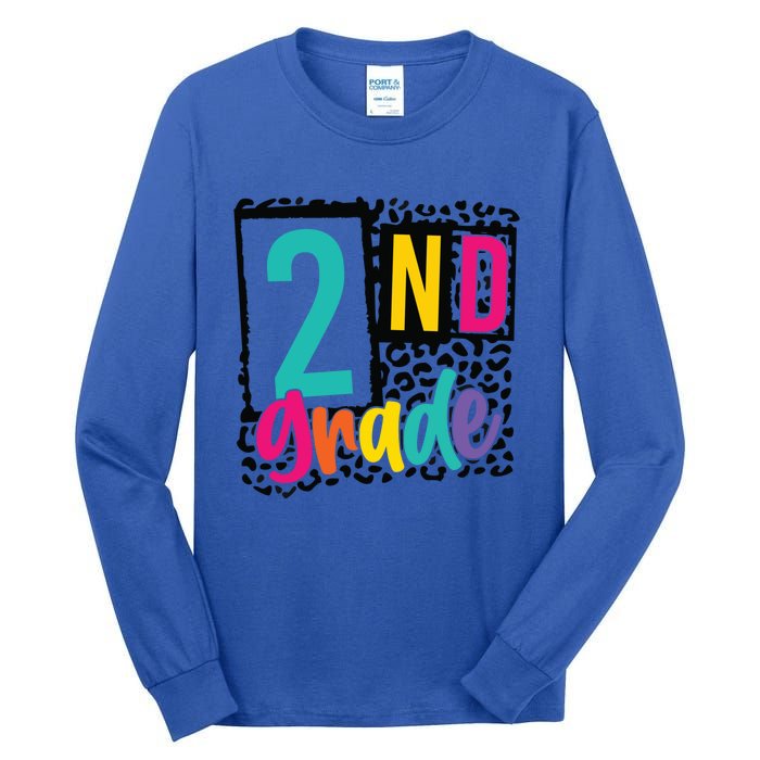 Second Grade Teacher Team 2Nd Grade Squad Gift Tall Long Sleeve T-Shirt