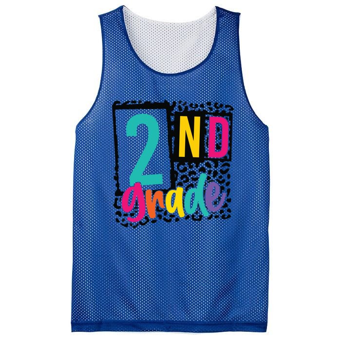 Second Grade Teacher Team 2Nd Grade Squad Gift Mesh Reversible Basketball Jersey Tank