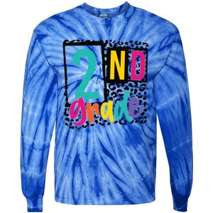 Second Grade Teacher Team 2Nd Grade Squad Gift Tie-Dye Long Sleeve Shirt