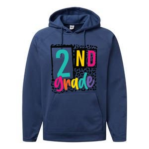 Second Grade Teacher Team 2Nd Grade Squad Gift Performance Fleece Hoodie