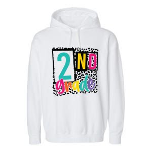 Second Grade Teacher Team 2Nd Grade Squad Gift Garment-Dyed Fleece Hoodie