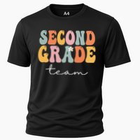 Second Grade Team Retro Groovy Vintage First Day Of School Performance Shirt