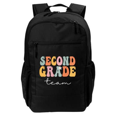 Second Grade Team Retro Groovy Vintage First Day Of School Backpack