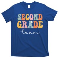 Second Grade Team Retro Groovy Vintage First Day Of School T-Shirt