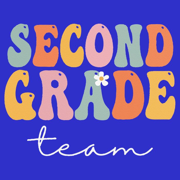 Second Grade Team Retro Groovy Vintage First Day Of School Bag