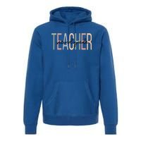 Second Grade Teacher Boho 2Nd Grade Teacher Funny Gift Premium Hoodie