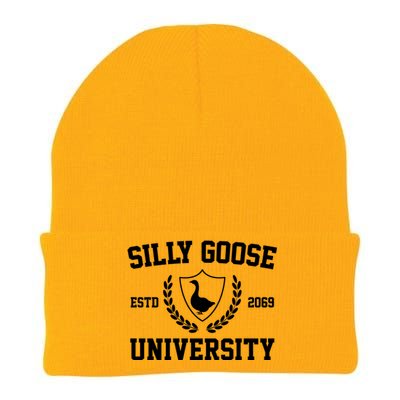 Silly Goose University Knit Cap Winter Beanie