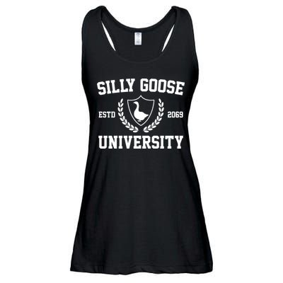 Silly Goose University Ladies Essential Flowy Tank