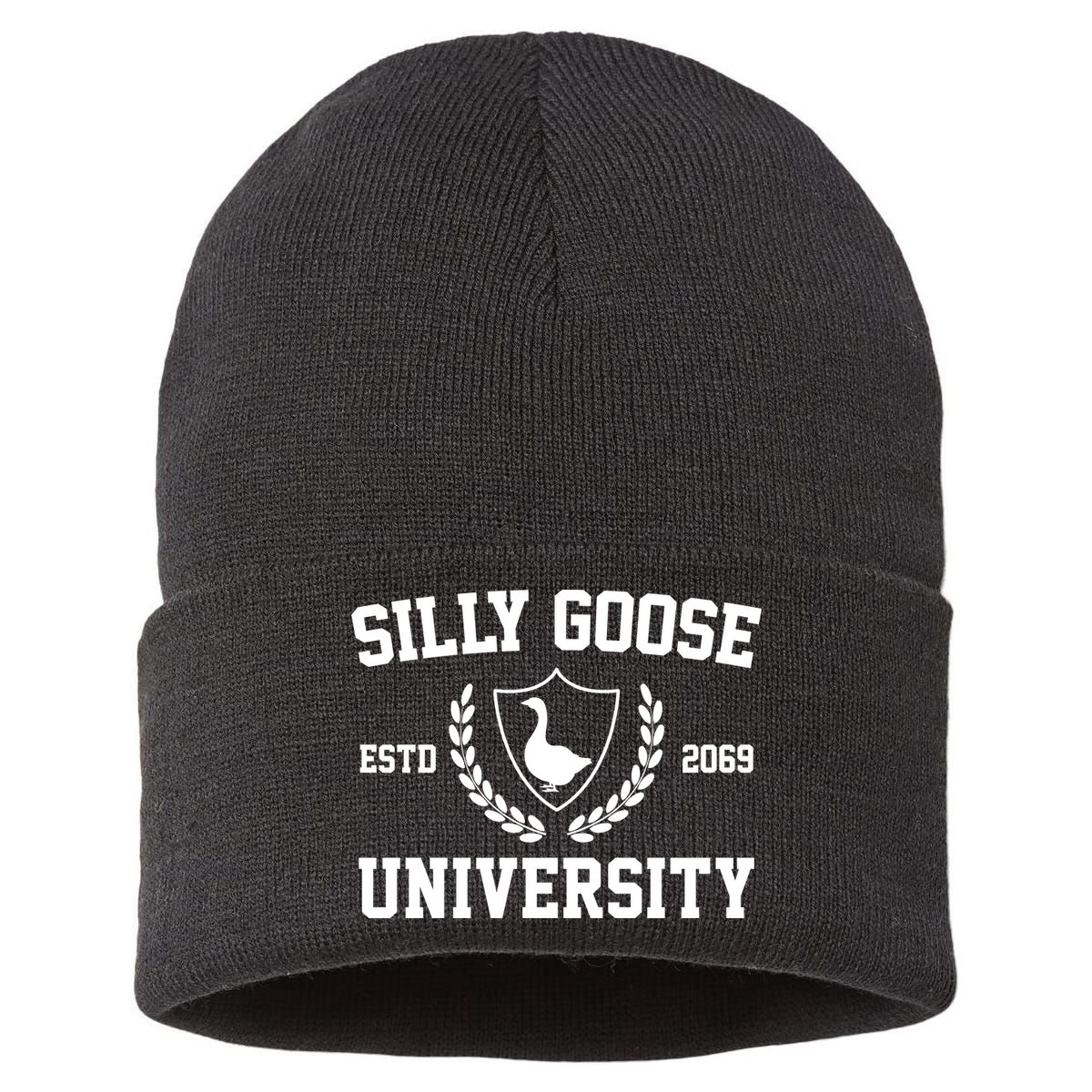 Silly Goose University Sustainable Knit Beanie
