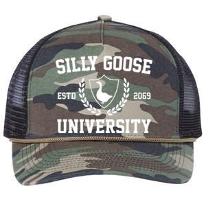 Silly Goose University Retro Rope Trucker Hat Cap