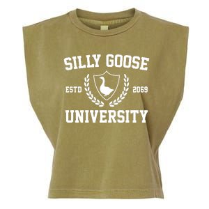 Silly Goose University Garment-Dyed Women's Muscle Tee