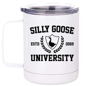 Silly Goose University 12 oz Stainless Steel Tumbler Cup