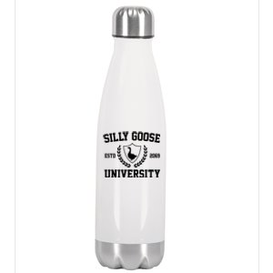 Silly Goose University Stainless Steel Insulated Water Bottle