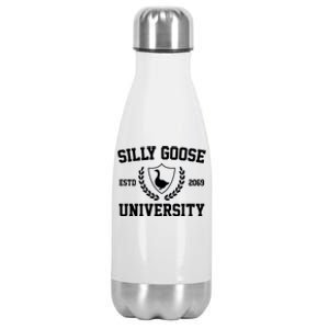 Silly Goose University Stainless Steel Insulated Water Bottle