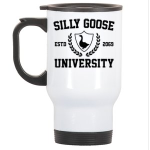 Silly Goose University Stainless Steel Travel Mug