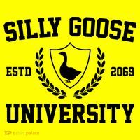 Silly Goose University Button