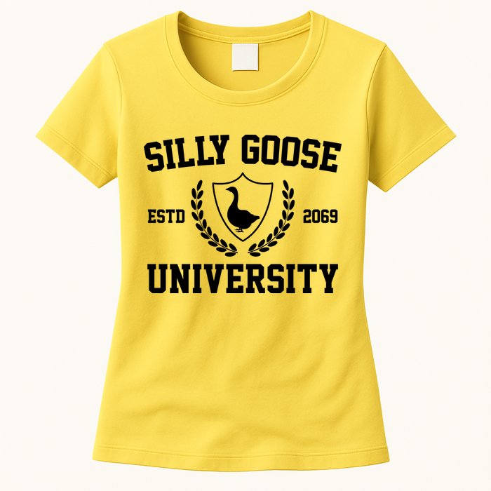 Silly Goose University Womens T-Shirt