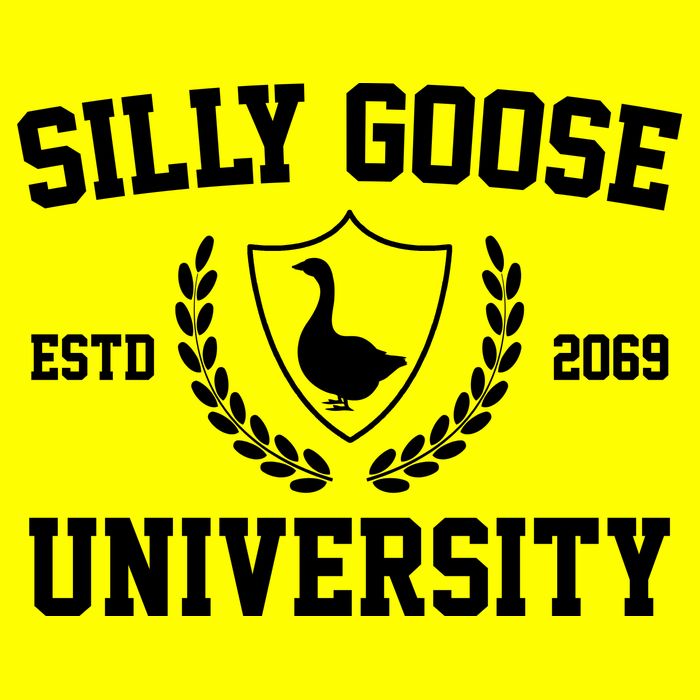 Silly Goose University Womens T-Shirt