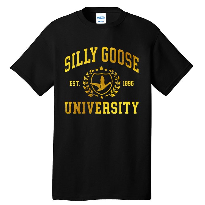 Silly Goose University Meme Funny Tall T-Shirt