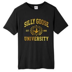 Silly Goose University Meme Funny Tall Fusion ChromaSoft Performance T-Shirt