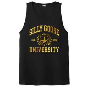 Silly Goose University Meme Funny PosiCharge Competitor Tank