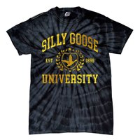 Silly Goose University Meme Funny Tie-Dye T-Shirt