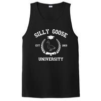 Silly Goose University Funny Bird Lover Silly Goose Meme PosiCharge Competitor Tank