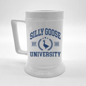 Silly Goose University Funny Goose On The Loose Funny Saying Beer Stein