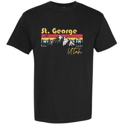 St George Utah Roots Hometown Vintage Home State Pride Garment-Dyed Heavyweight T-Shirt