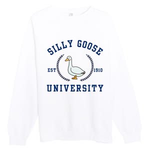 Silly Goose University Premium Crewneck Sweatshirt