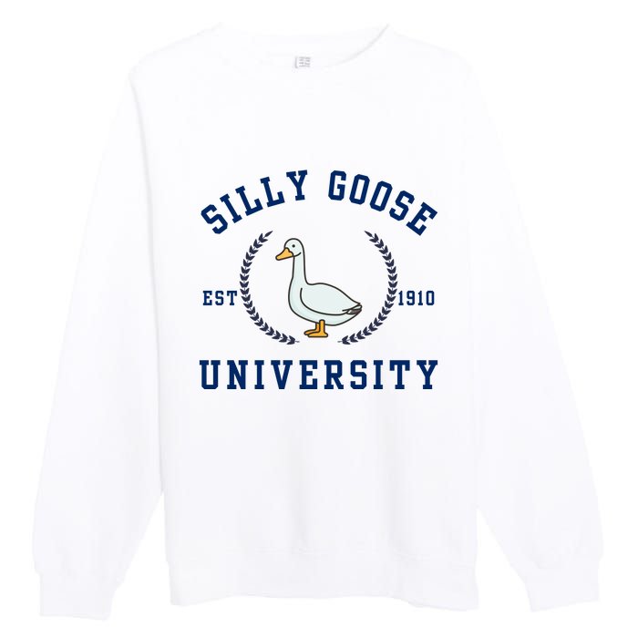 Silly Goose University Premium Crewneck Sweatshirt