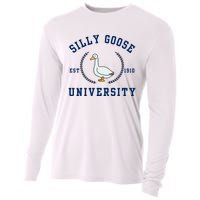 Silly Goose University Cooling Performance Long Sleeve Crew