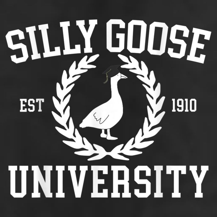 Silly Goose University Silly Goose Funny Meme School Bird Adult Drive Performance Visor