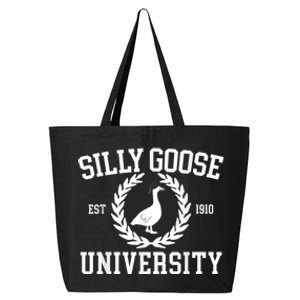 Silly Goose University Silly Goose Funny Meme School Bird 25L Jumbo Tote