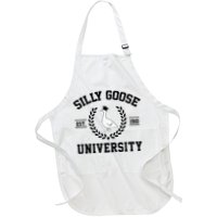Silly Goose University Silly Goose Funny Meme School Bird Apron