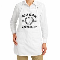 Silly Goose University Silly Goose Funny Meme School Bird Apron