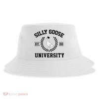 Silly Goose University Silly Goose Funny Meme School Bird Sustainable Bucket Hat